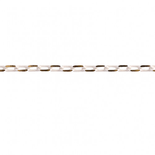 NEO CHAIN 3.5X2MM WHITE AND GOLD
